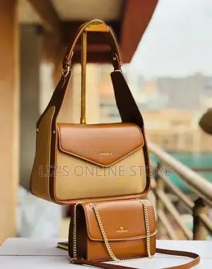Chrisbella Elena Burgundy Canvas Leather Satchel