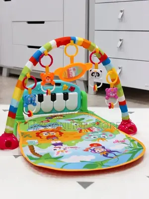 Multi-Function Baby Piano Fitness Rack, a Play Gym