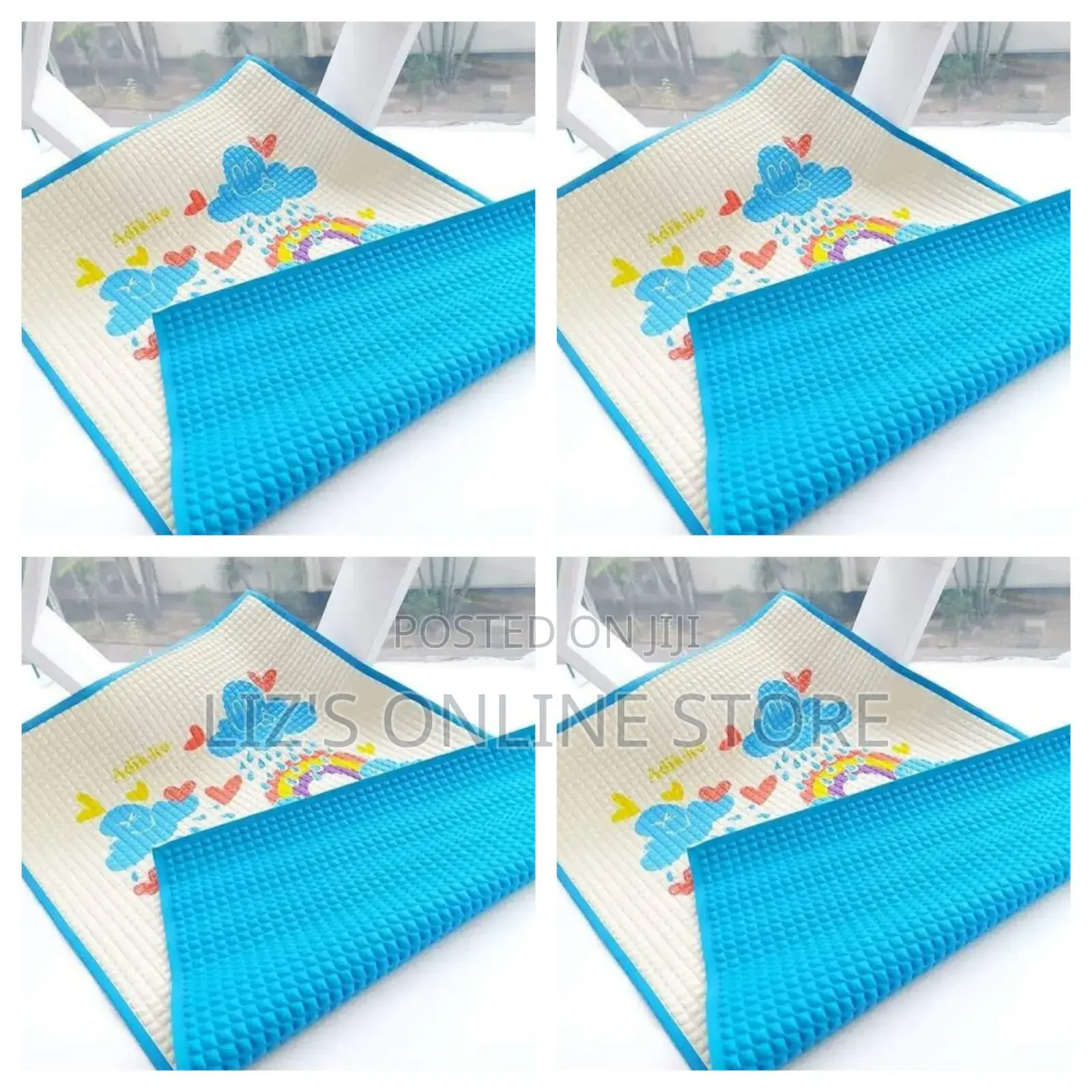 Baby Waterproof Mat Blue