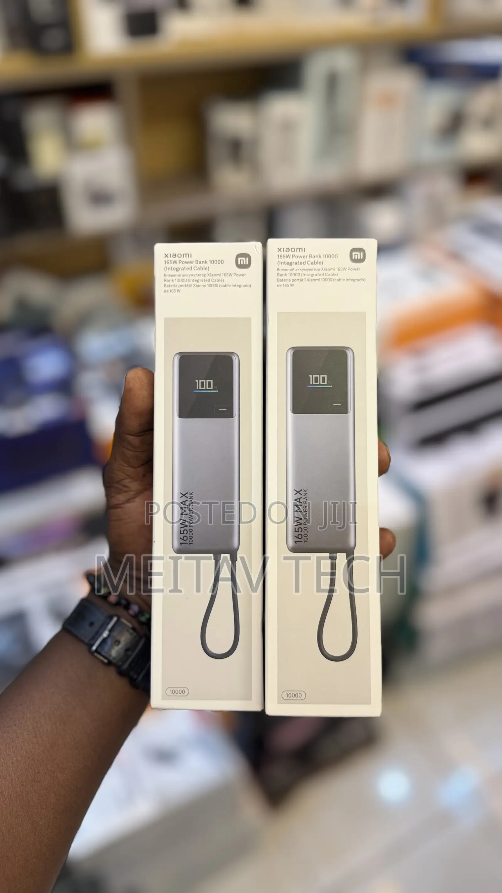 Xiaomi 165w Power Bank 10000mah With Integrated Usb-C Cable