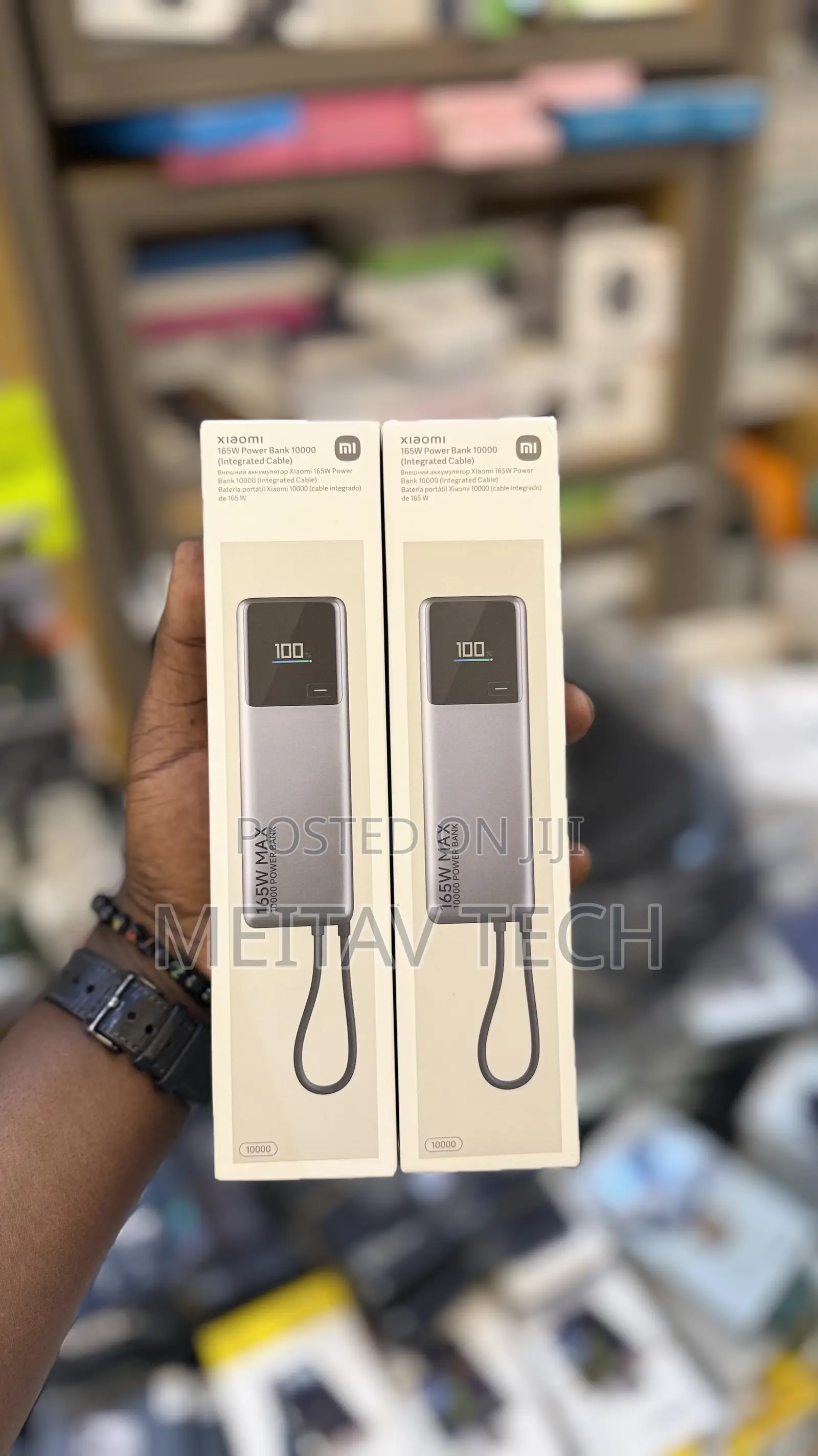 Xiaomi 165w Power Bank 10000mah With Integrated Usb-C Cable