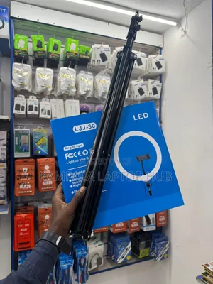 LJJ-30 Led Ring Fill Light — Adjustable 12" Broadcast Lamp