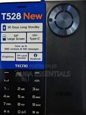 New Tecno T528 Black