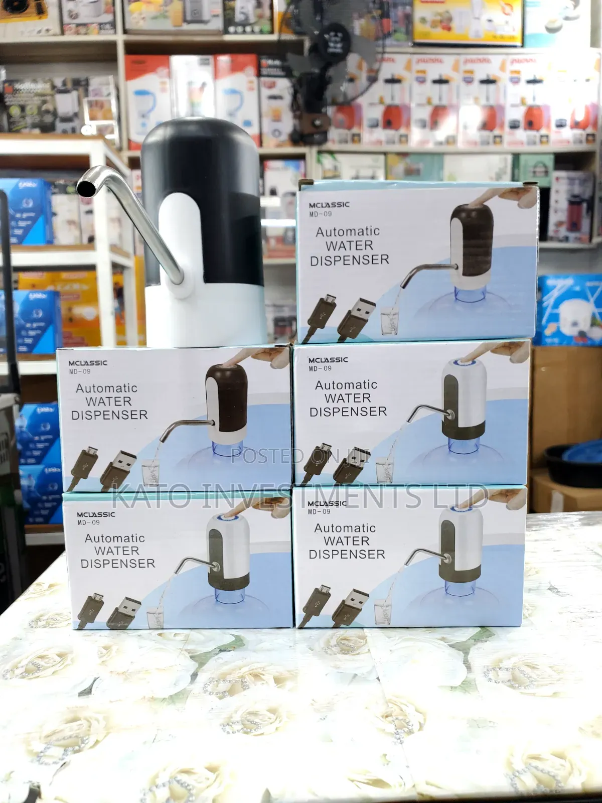 M Classic Md-09 Automatic Rechargeable Water Dispenser