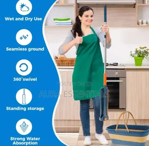 360° Rotating Hands Free Microfiber Flat Floor Mop