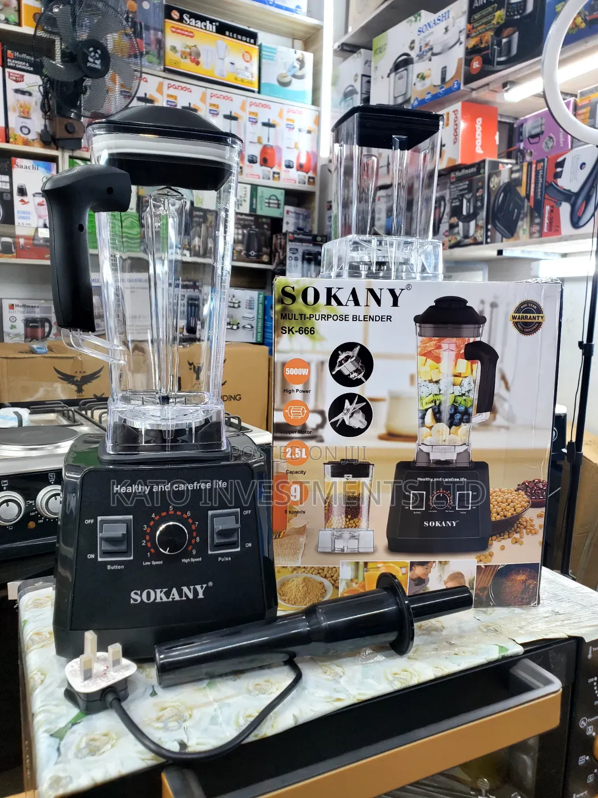 Sokany Multi-Purpose 2 in 1home and Commercial Blender 2.5l