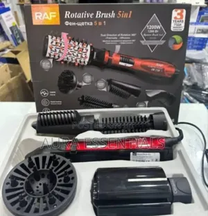 Raf Rotative Brush 5in1 Model R.416 Multifunctional Hair Styling Tool