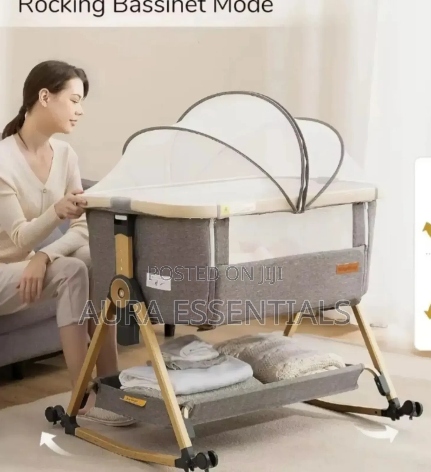 Maydolly 3-in-1 Baby Bassinet Bed