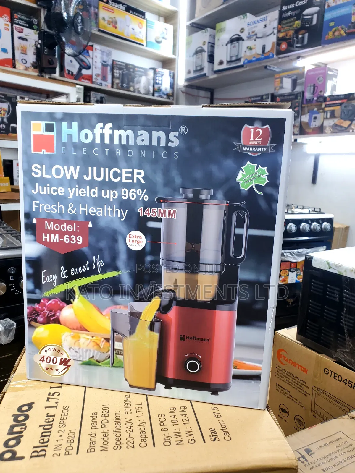 Extra Large Neck Slow Juicer Hoffmans