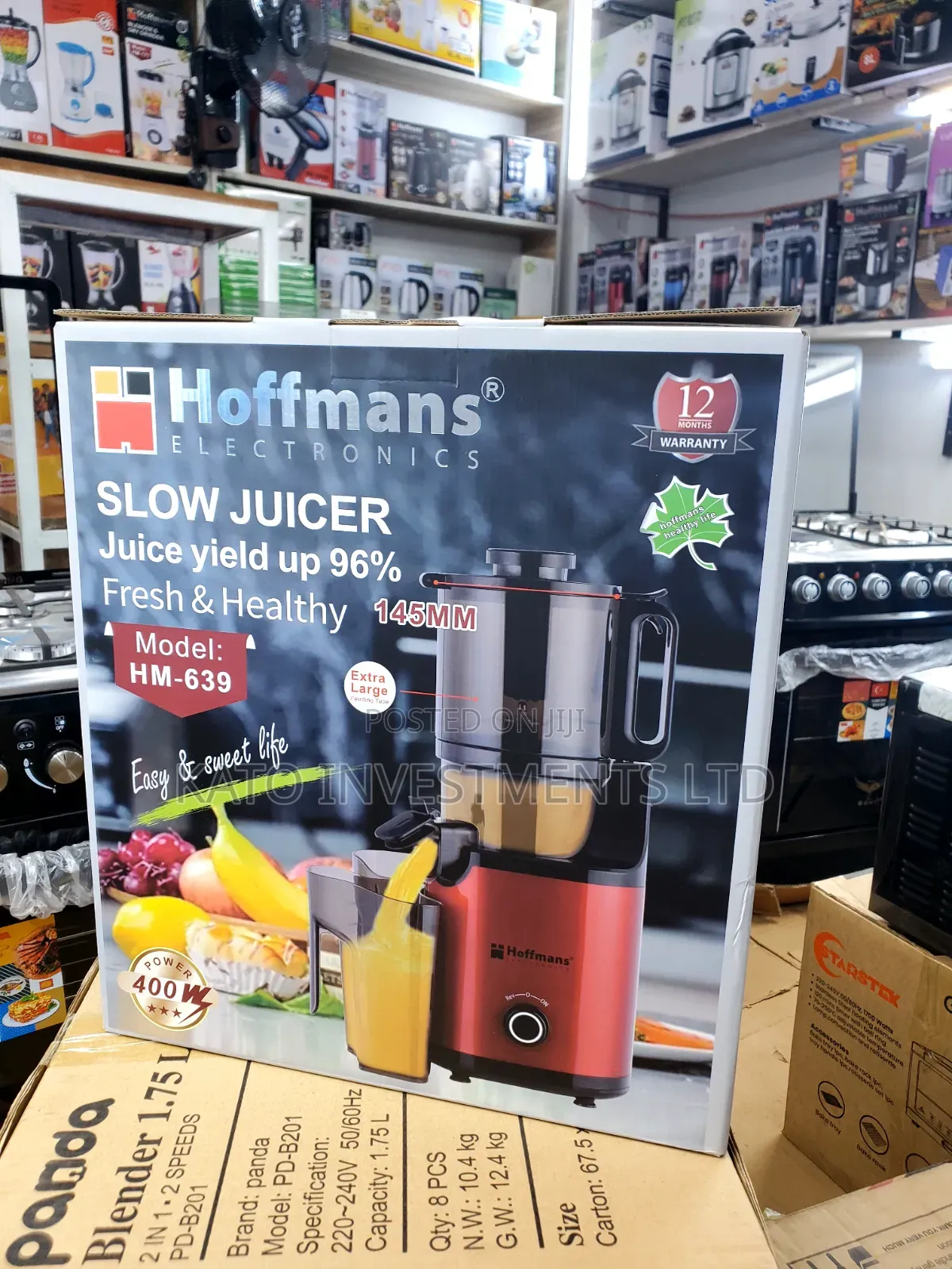 Extra Large Neck Slow Juicer Hoffmans