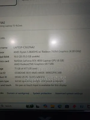 New Laptop HP Victus 15 16GB AMD Ryzen 5 SSD 512GB