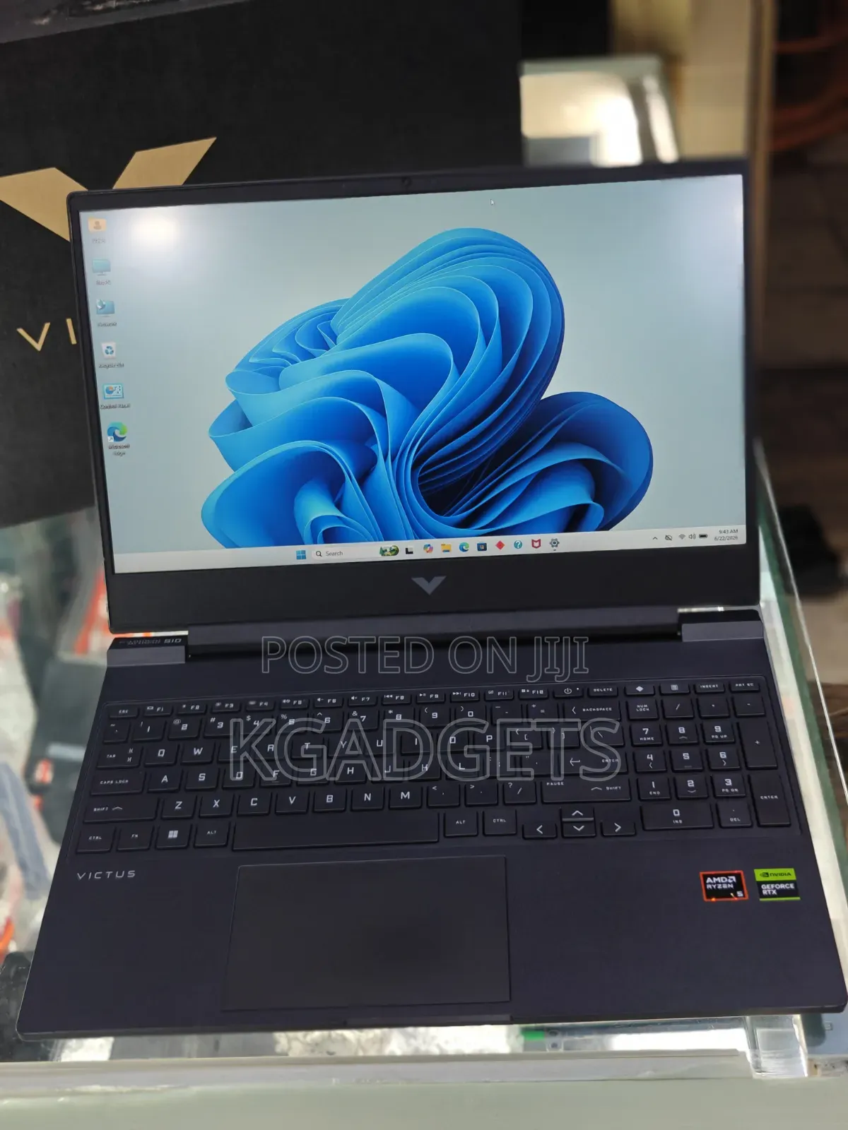 New Laptop HP Victus 15 16GB AMD Ryzen 5 SSD 512GB