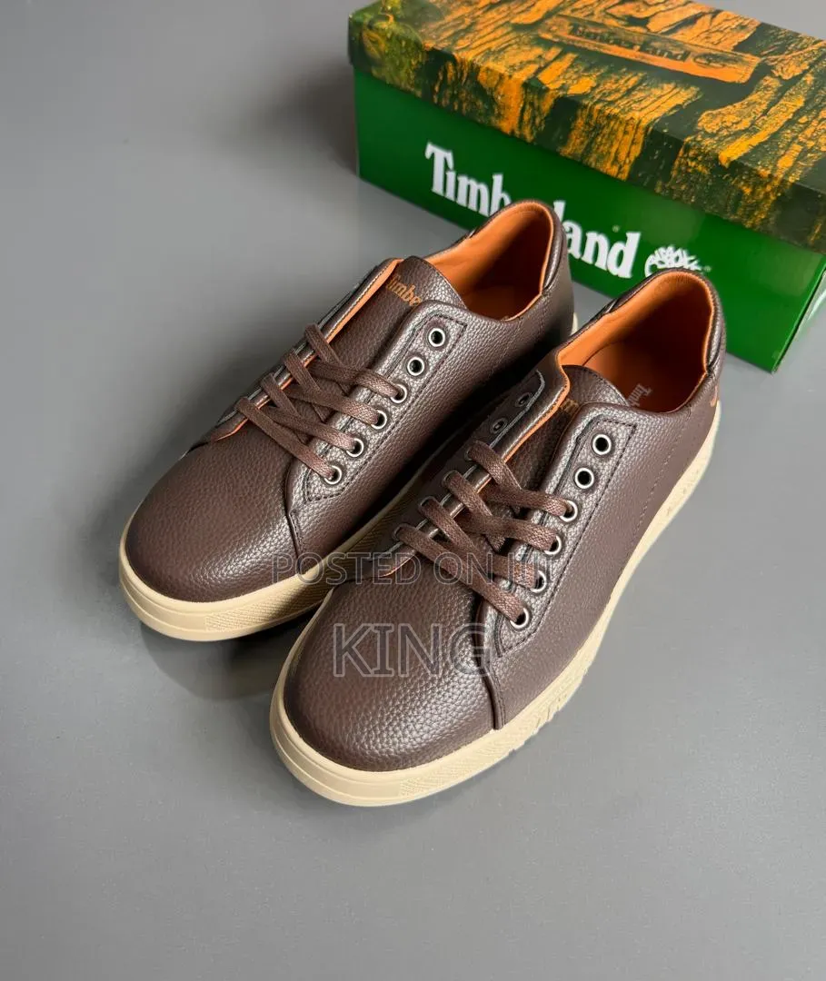 Black, Brown, Grey Timberland Low-Top Sneakers