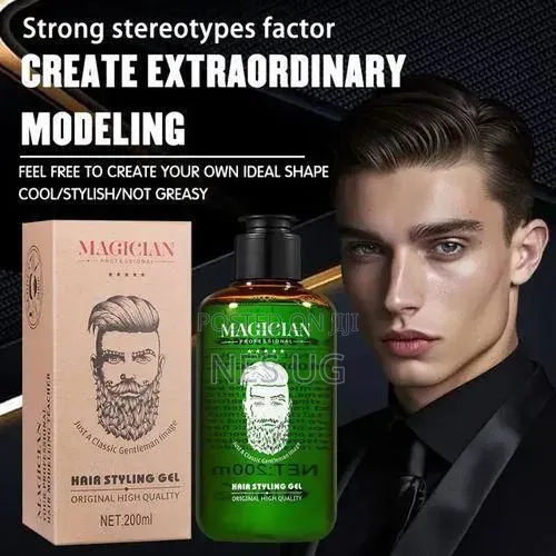 Professional Magician Male Hair Styling Gel for an Elegant Look -200ml