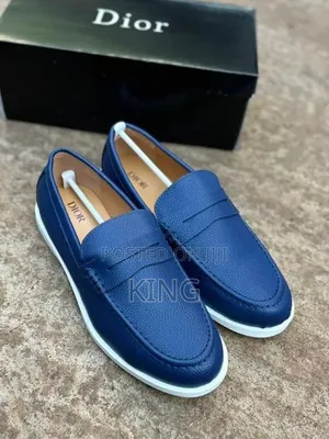 Men's Dior Moccasin. Clear White Sole