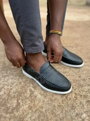 Men's Dior Moccasin. Clear White Sole