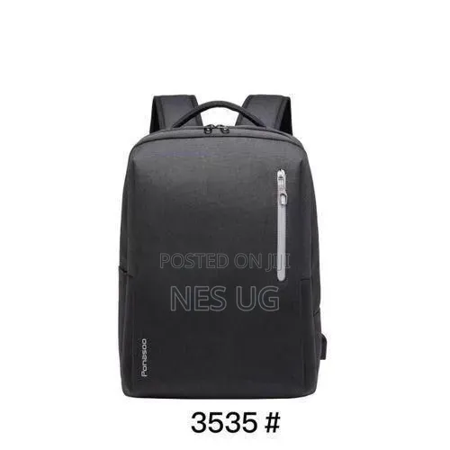 Men's Backpack Female Oxford Cloth Laptop Bag - Black