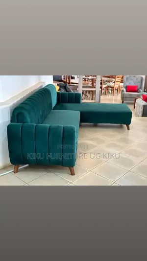 Green L Sofa Set on Market