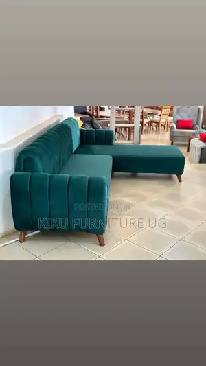 Green L Sofa Set on Market