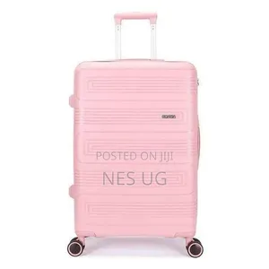 Waterproof Travel Rubber Suit Case for All Occasions 1pc Blue/Pink
