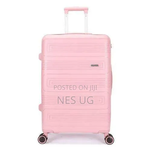Waterproof Travel Rubber Suit Case for All Occasions 1pc Blue/Pink