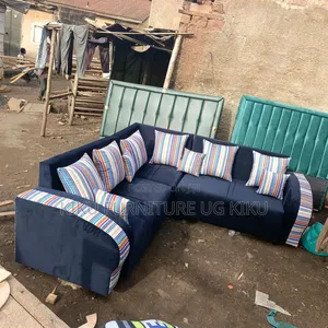 Pillow L Sofa Set in Never Blue