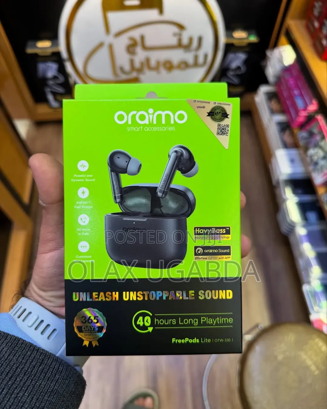 Brand New Oraimo Freepods Lite (Otw-330) – 40hr Playtime Deep Bass