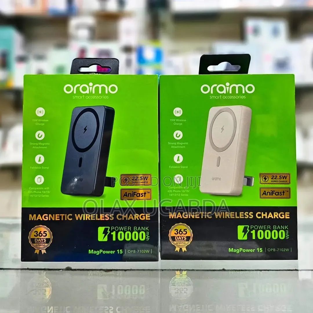 Oraimo Magsafe 10,000mah Magnetic Wireless Fast Charging Power Bank