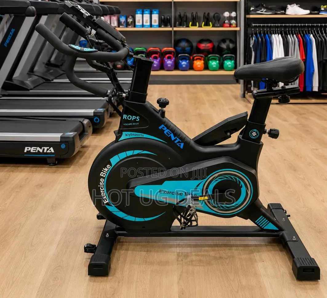 Exercise Bike, Indoor Cycling Bike With Shock Absorption Saddle