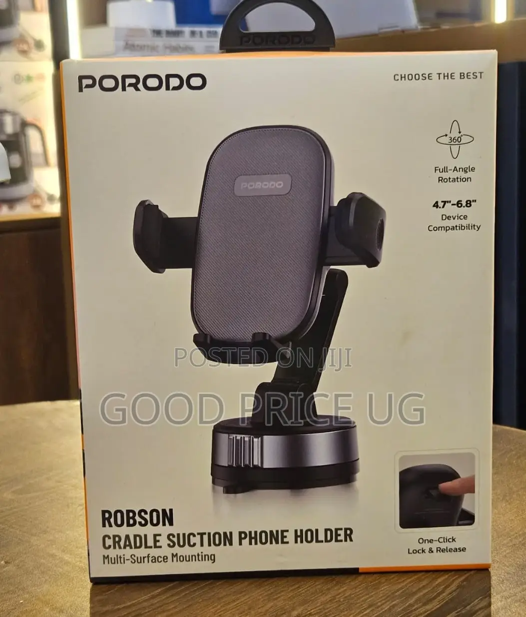 Porodo Robson Cradle Suction Phone Holder