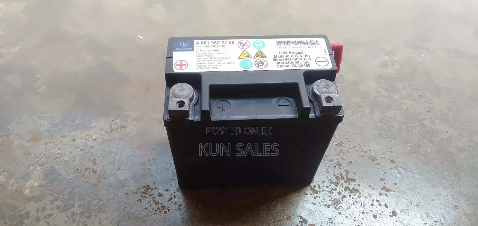 Original Mercedes Benz Ml Blutec Auxiliary Battery