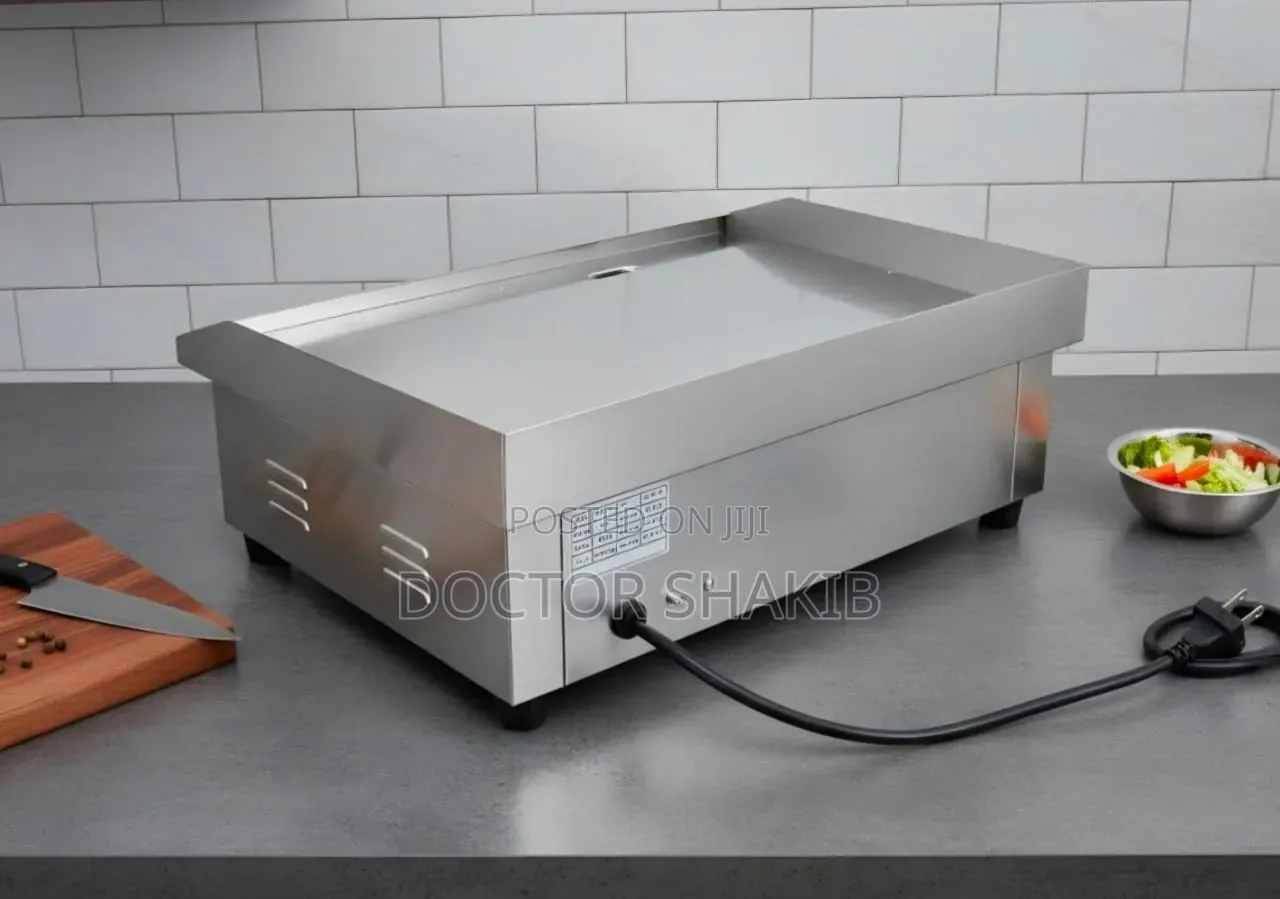 Stainless Steel Electric Commercial Countertop Griddle Plate