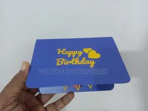 Handmade 3d Pop-Up Birthday Cake (F) Greeting Card