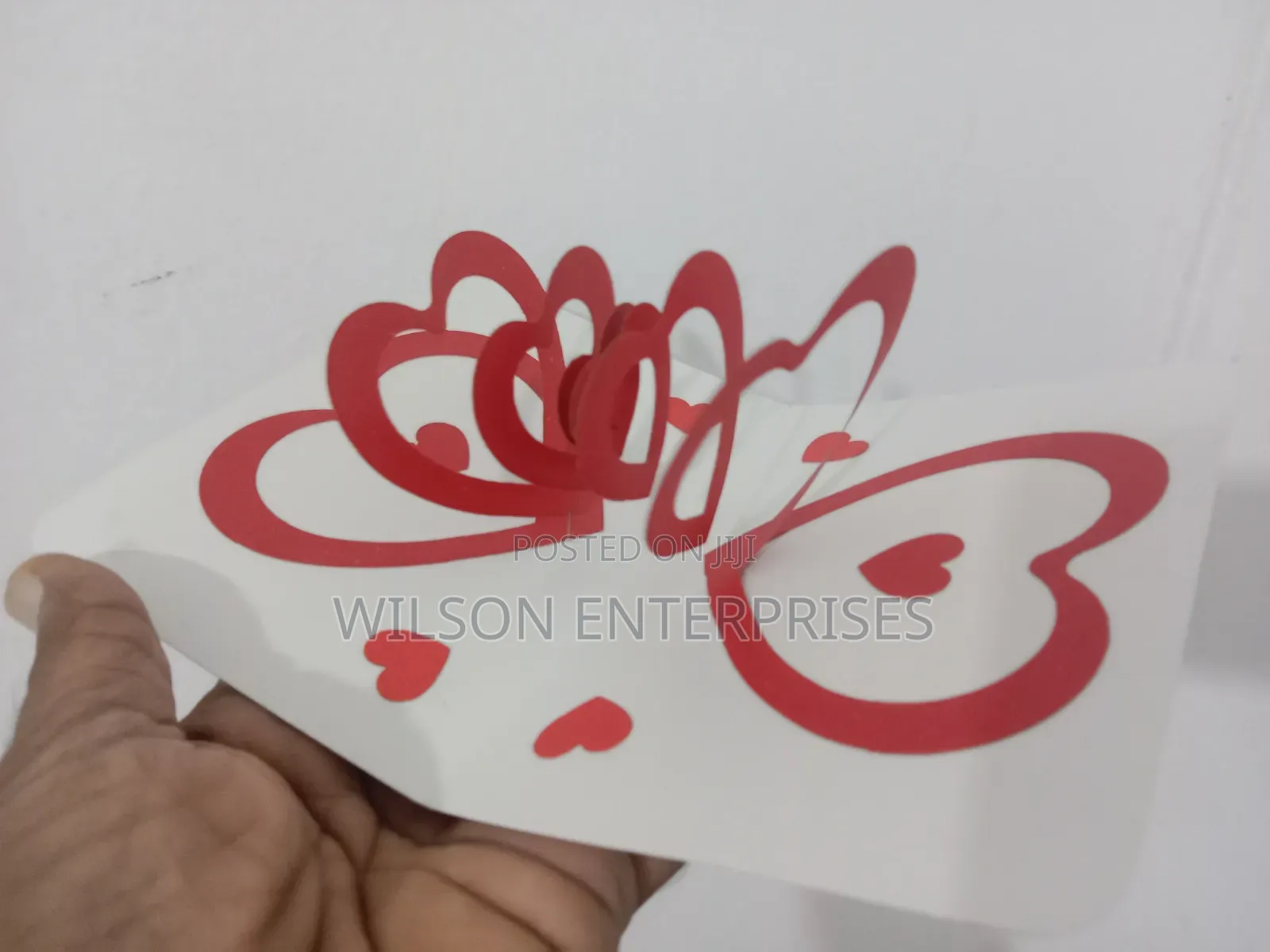 Handmade 3d Pop-Up Spiral Heart Greeting Card