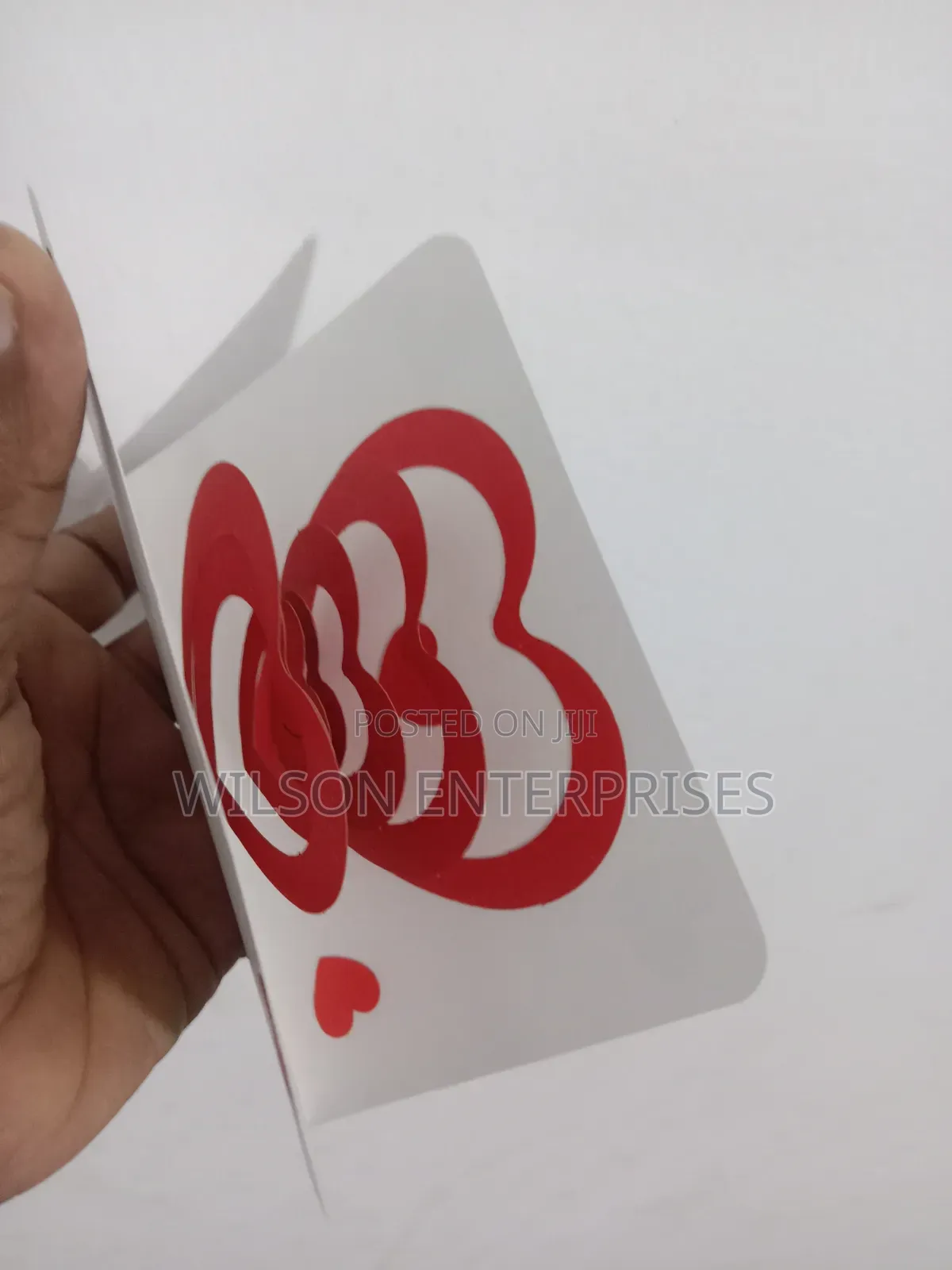 Handmade 3d Pop-Up Spiral Heart Greeting Card