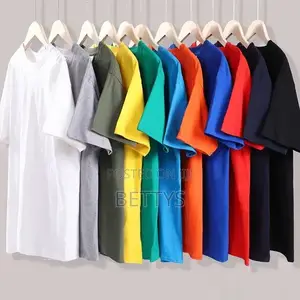 Round Neck Plain Shirts Men and Women