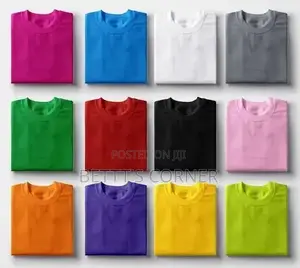 Round Neck Plain Shirts Men and Women