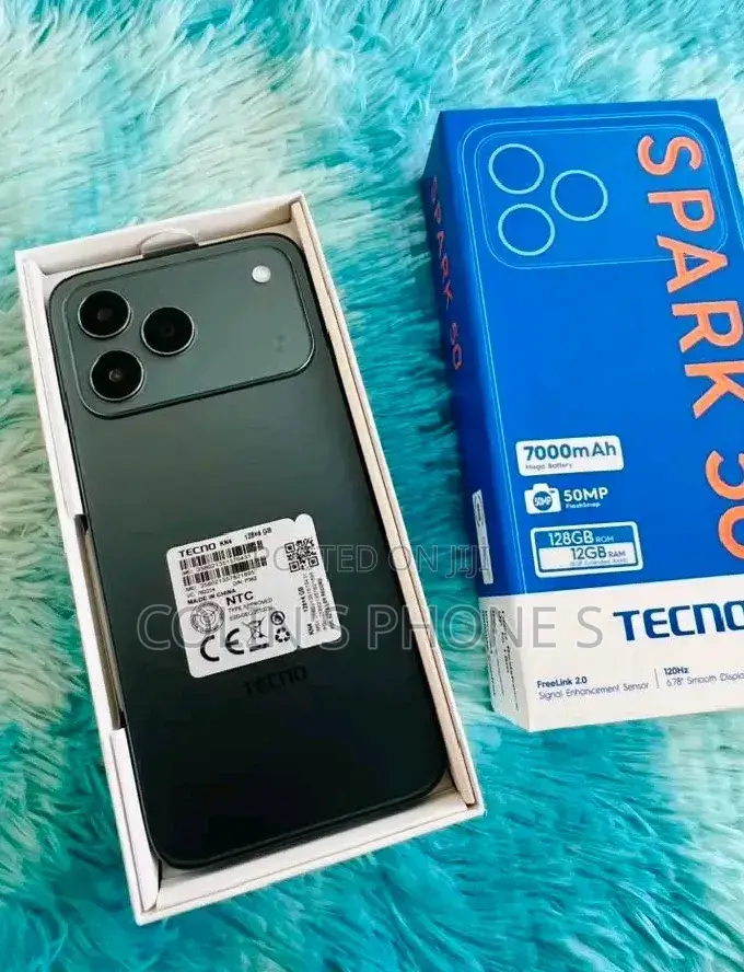 New Tecno Spark 50 128 GB Black