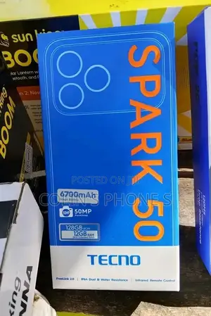 New Tecno Spark 50 128 GB Black