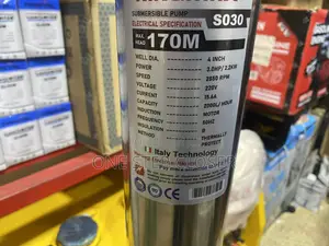 170 Meters Kingmax Submasible Water Pump 557 Feet Submasible Pump