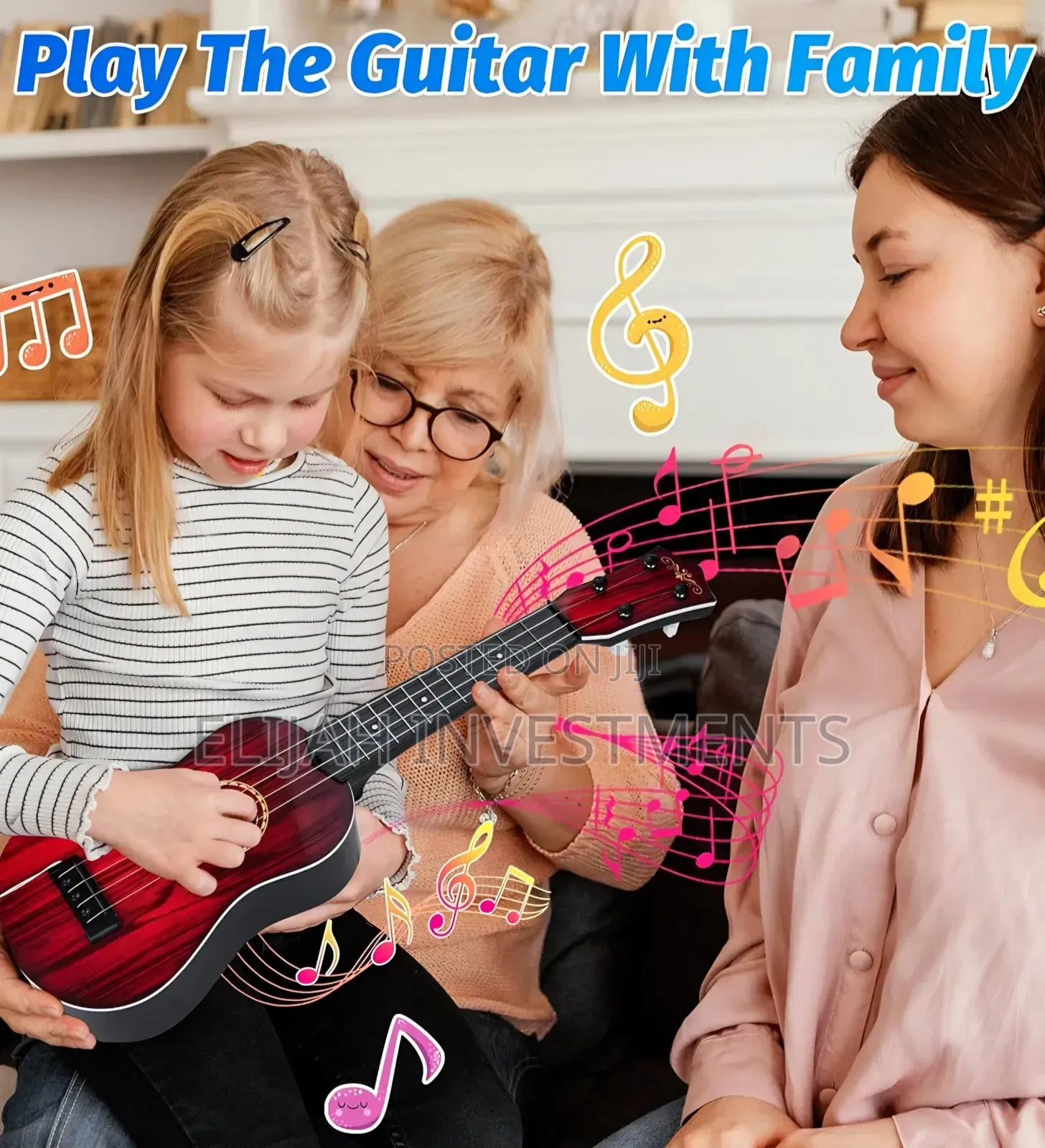 Kids 4 Strings Mini Guitar