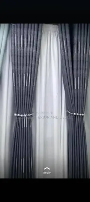 Straw Grey Curtains