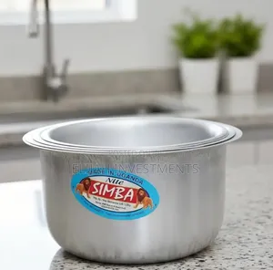 4pcs Set of Saucepans With Round Bottom - Sliver