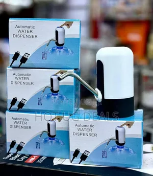 Automatic Usb Charging Electric Water Pump Dispenser - White, Black