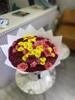 Mixed Flower Bouquet Simple and Fresh