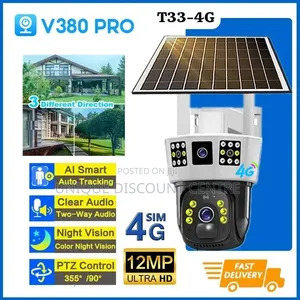 Dual Lense 4g Solar Camera.