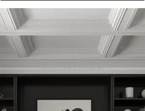 Cornices Gypsum Powder Installed at Bunga