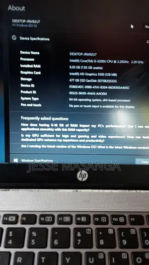 Laptop HP EliteBook 840 G2 8GB Intel Core i5 SSD 500GB