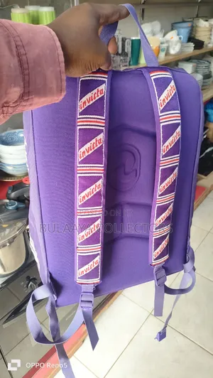 Uk Used Vintage Purple Invicta Backpack.