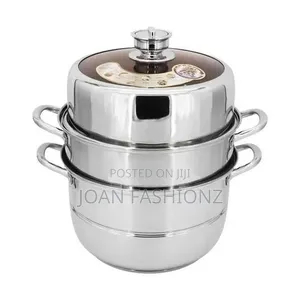 3 Tier Electric Food Steamer With Timer 32cm,Fast Healthy Cooking